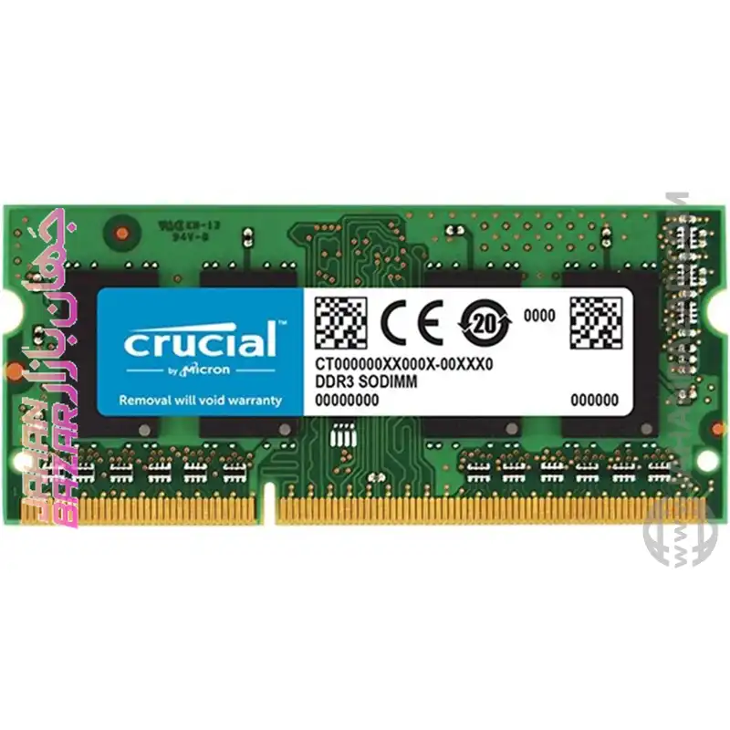 رم دسکتاپ Crucial کروشیال تک کاناله مدل DDR3 1600MHz ظرفیت 8GB - Image 2