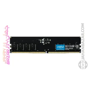 رم دسکتاپ Crucial کروشیال تک کاناله مدل DDR5 5600MHz ظرفیت 8GB خرید از جهان بازار