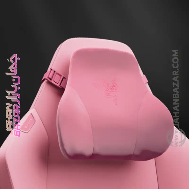 صندلی گیمینگ ریزر Razer مدل Razer Iskur V2 NEWGEN Quartz صورتی - تصویر 3