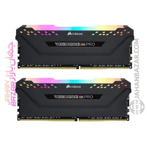 رم دسکتاپ Corsair دو کاناله CL16 مدل DDR4 3600MHz VENGEANCE RGB PRO ظرفیت 64GB خرید از جهان بازار