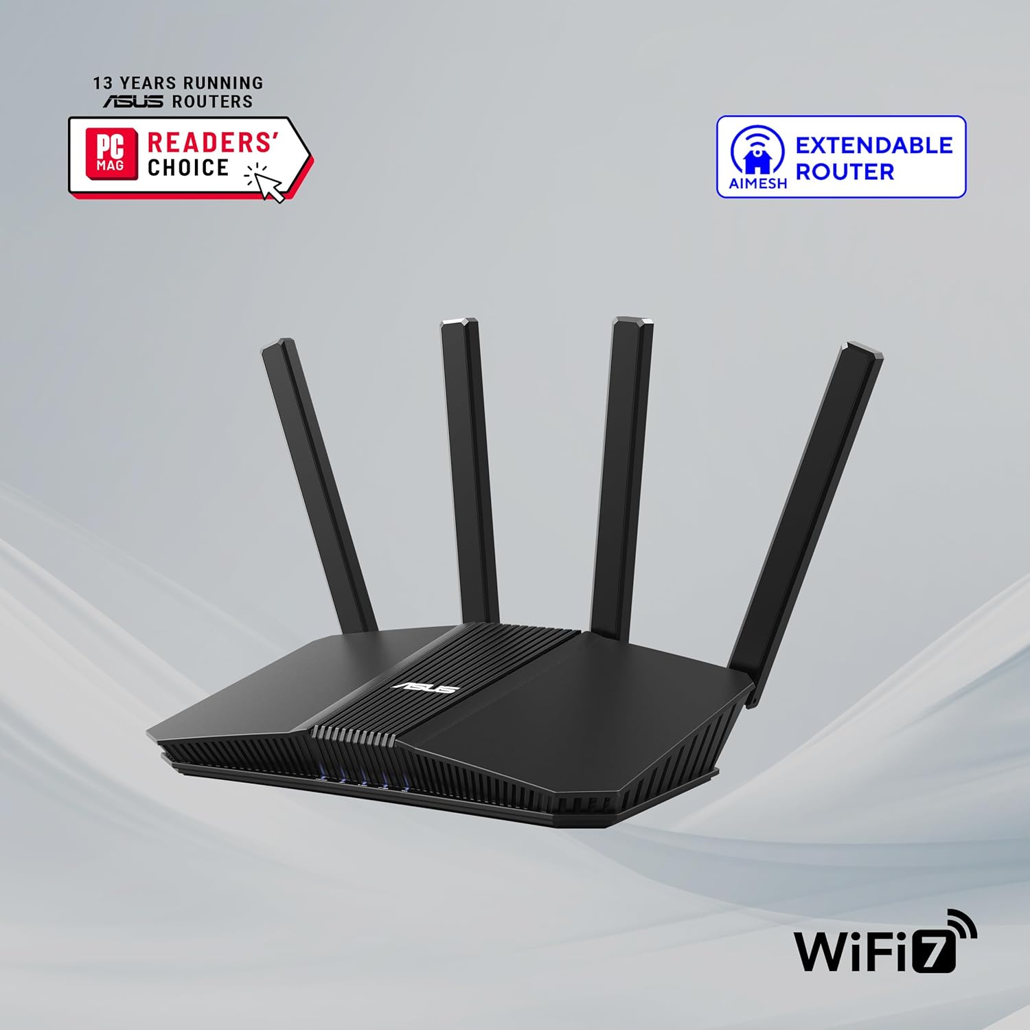 روتر 7 ایسوس دو بانده بی سیم پشتیبانی AiMesh، پردازنده چهار هستهای، VPN و کنترلهای والدین مدل ASUS RT-BE55 - تصویر 8