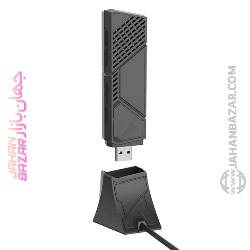 آداپتور شبکه USB سه بانده وای فای ایسوس مدل Asus ROG USB-BE92 - Image 12