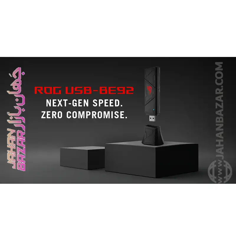 آداپتور شبکه USB سه بانده وای فای ایسوس مدل Asus ROG USB-BE92 - Image 9