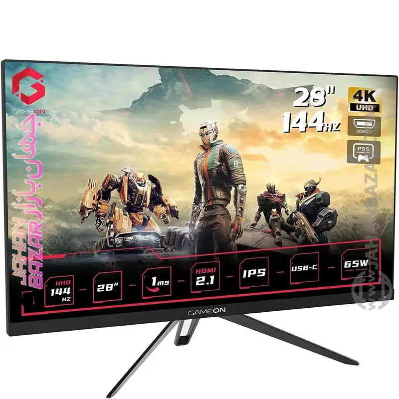 مانیتور گیمینگ 28 اینچ گیم آن مدل GAMEON GO28UHDIPS 28 از جهان بازار بخریم 👍