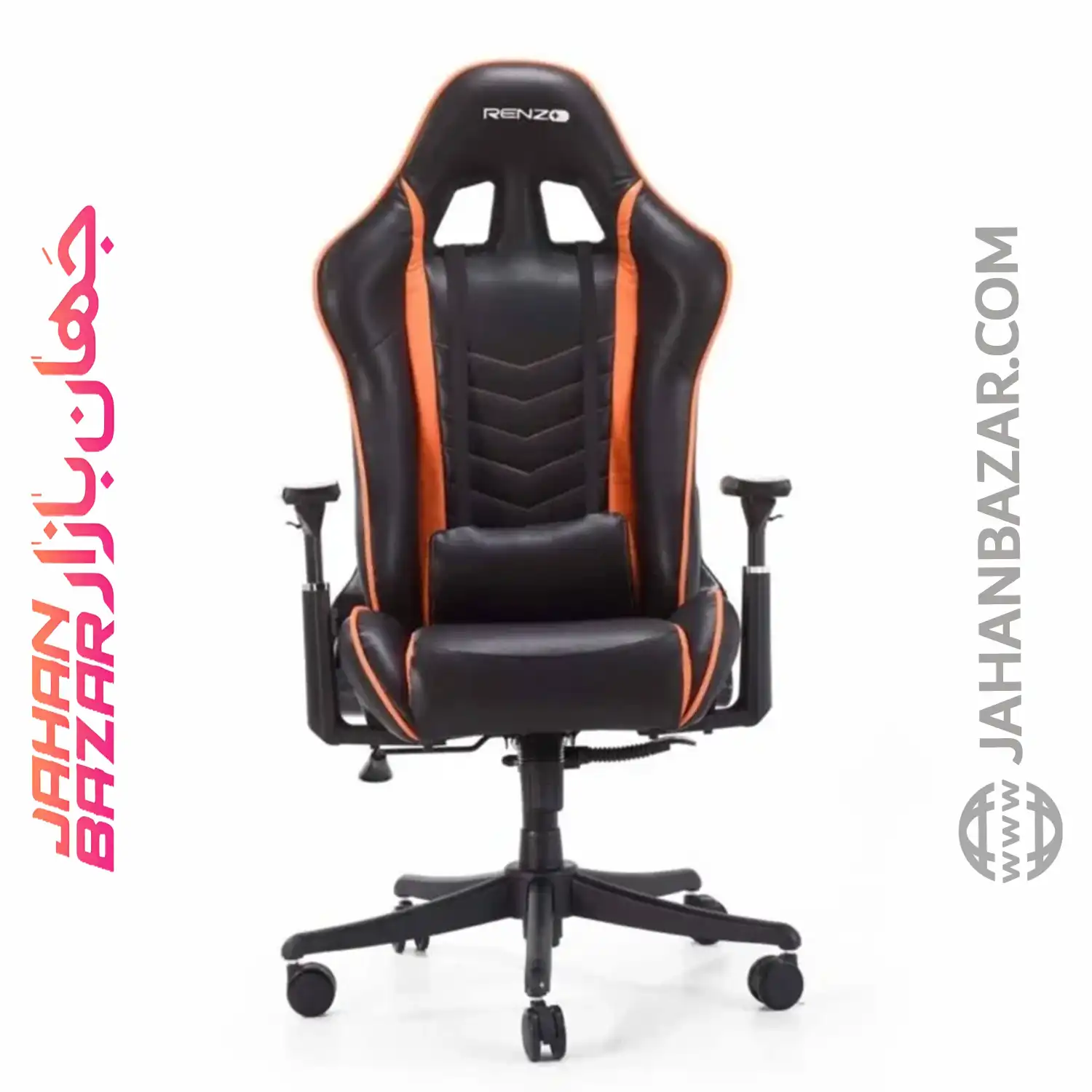صندلی گیمینگ رنزو مدل Gaming Chair RENZO Orange - Image 6