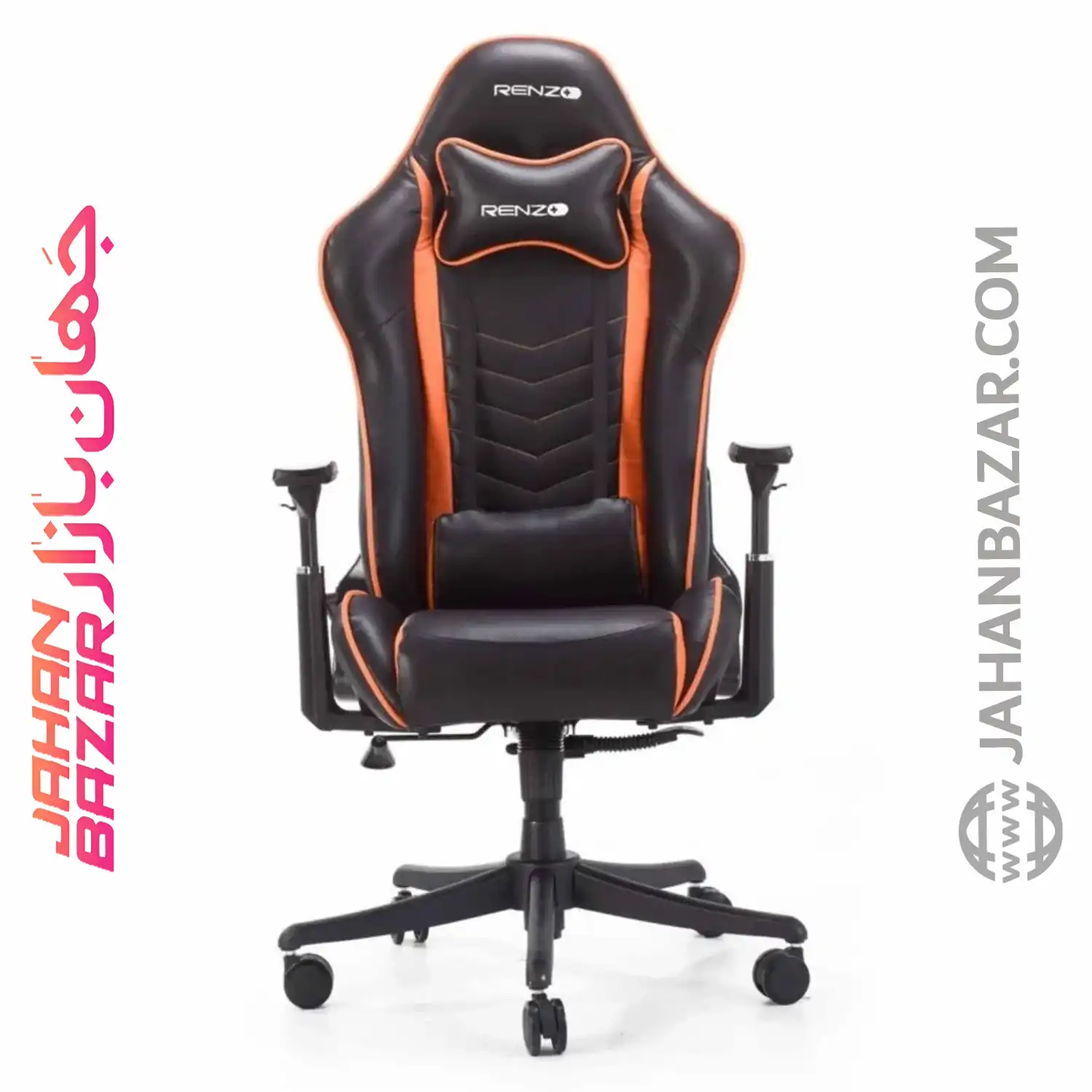 خرید صندلی گیمینگ Gaming Chair RENZO Orange از جهان بازار