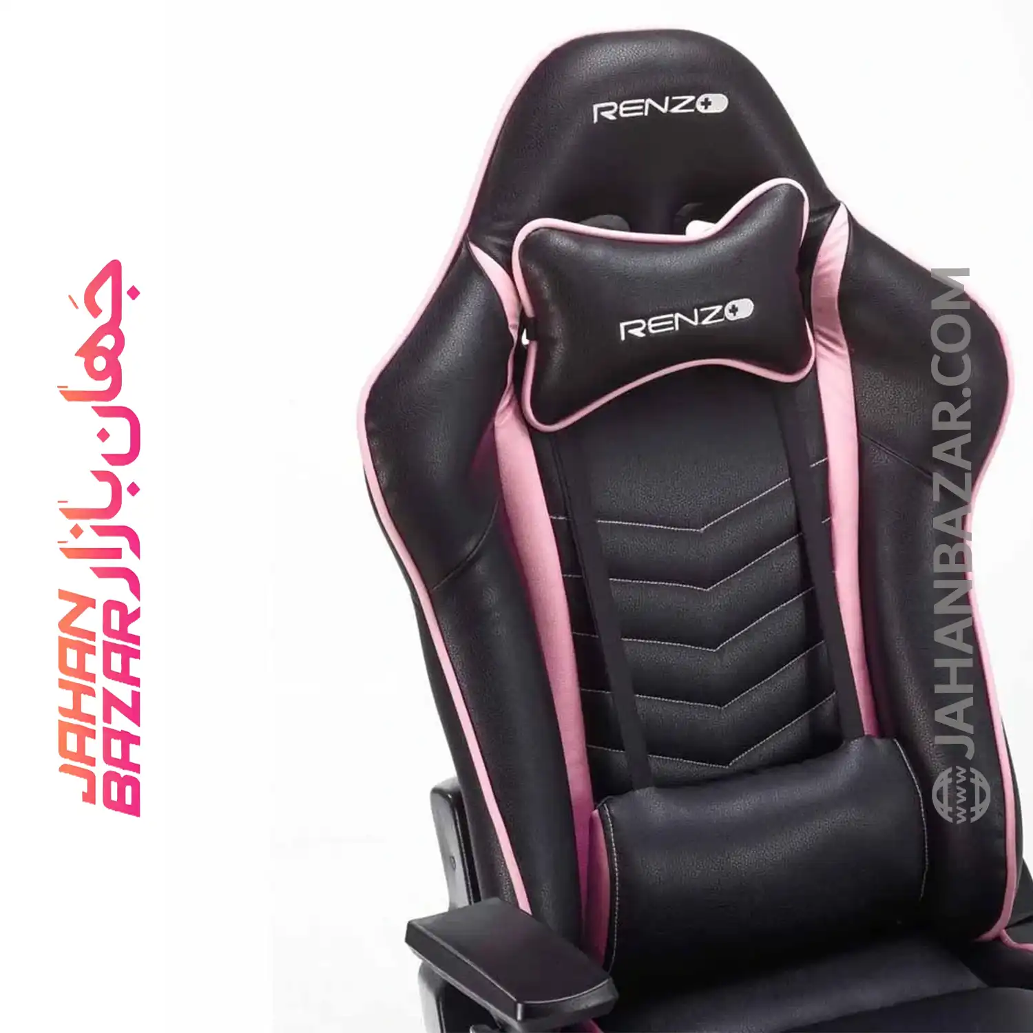 صندلی گیمینگ رنزو مدل Gaming Chair RENZO Pink از جهان بازار بخریم 👍