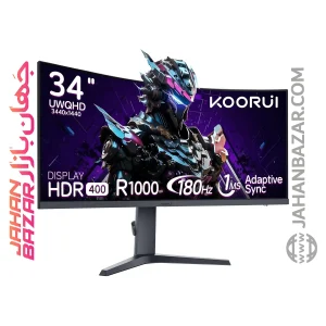 مانیتور گیمینگ KOORUI مدل VA WQHD 180HZ HDR400-13 خرید از جهان بازار