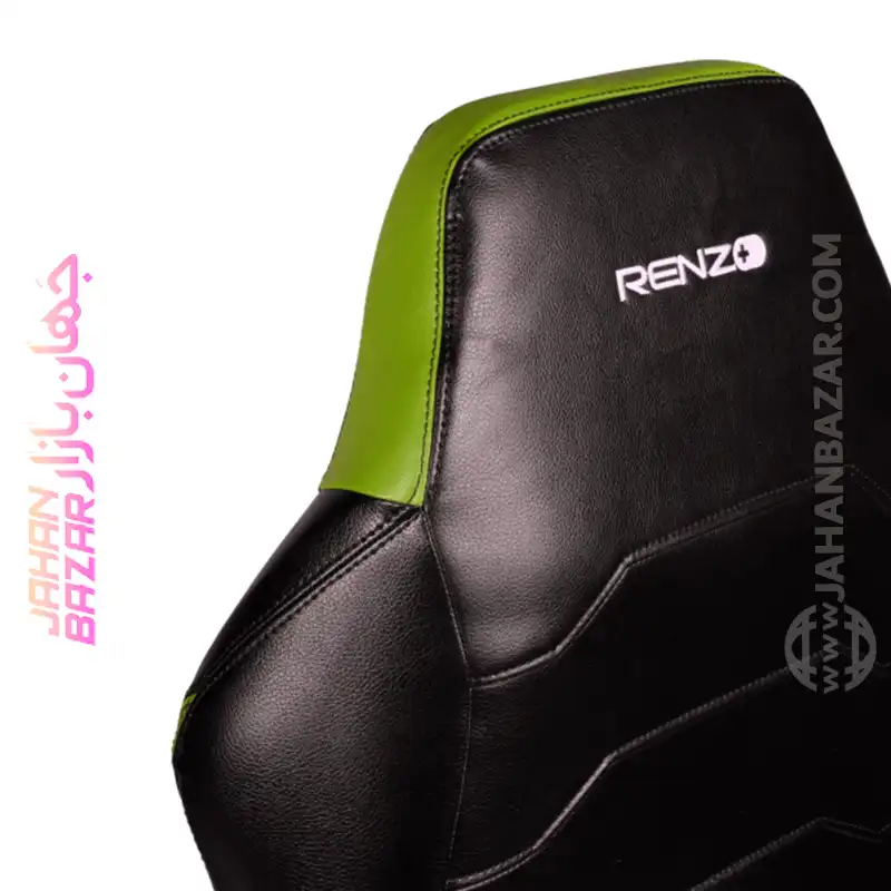صندلی گیمینگ رنزو مدل RENZO Imperial XL Neon Green مشکی سبز - Image 7
