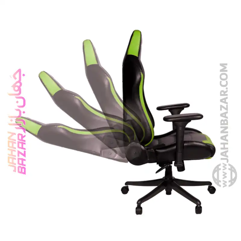 صندلی گیمینگ رنزو مدل RENZO Imperial XL Neon Green مشکی سبز - Image 12