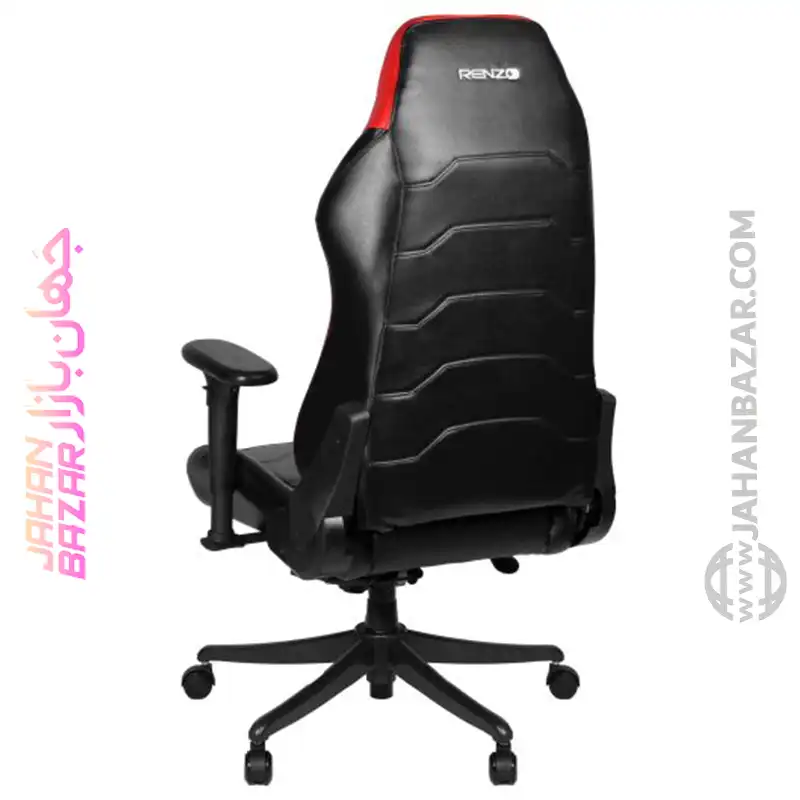 صندلی گیمینگ رنزو مدل RENZO Imperial XL Scarlet Red مشکی قرمز - Image 7