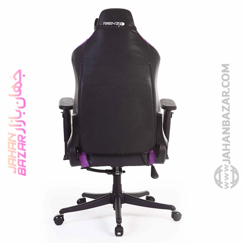 صندلی گیمینگ رنزو مدل RENZO Royal Electric Purple مشکی بنفش - Image 5