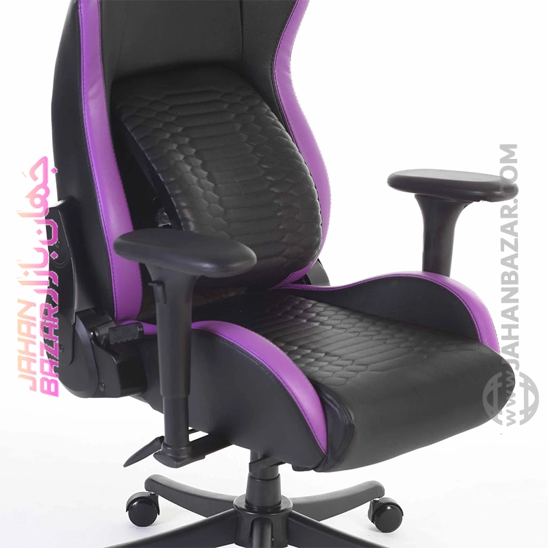 صندلی گیمینگ رنزو مدل RENZO Royal Electric Purple مشکی بنفش از جهان بازار بخریم 👍