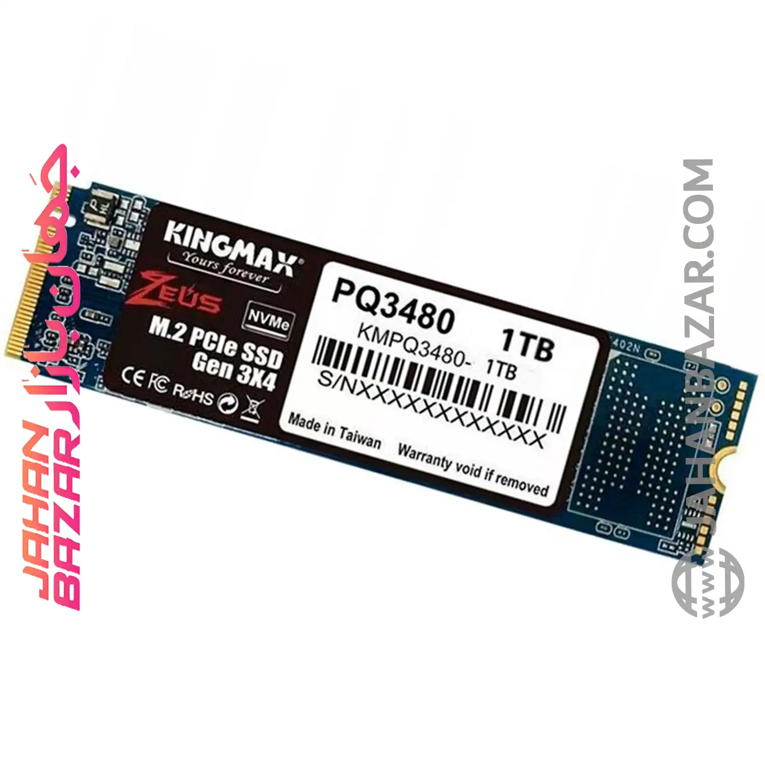 اس اس دی اینترنال کینگ مکس Kingmax مدل PQ3480 M.2 2280 NVMe ظرفیت 1TB - Image 5