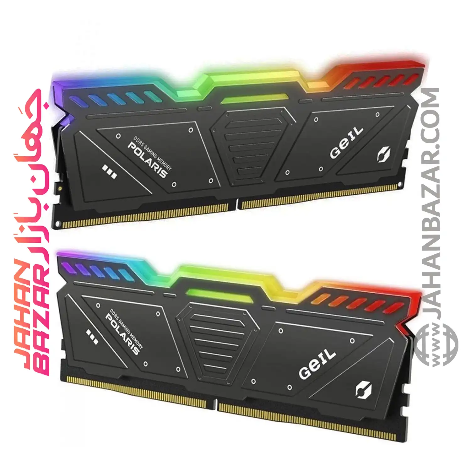رم دسکتاپ جیل دو کاناله CL42 مدل DDR5 5200 MHz GEIL POLARIS ظرفیت 32GB - تصویر 3