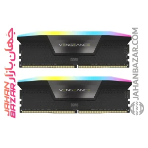 خرید رم کورسیر CL40 DDR5 6000 MHz VENGEANCE RGB 128 GB از جهان بازار
