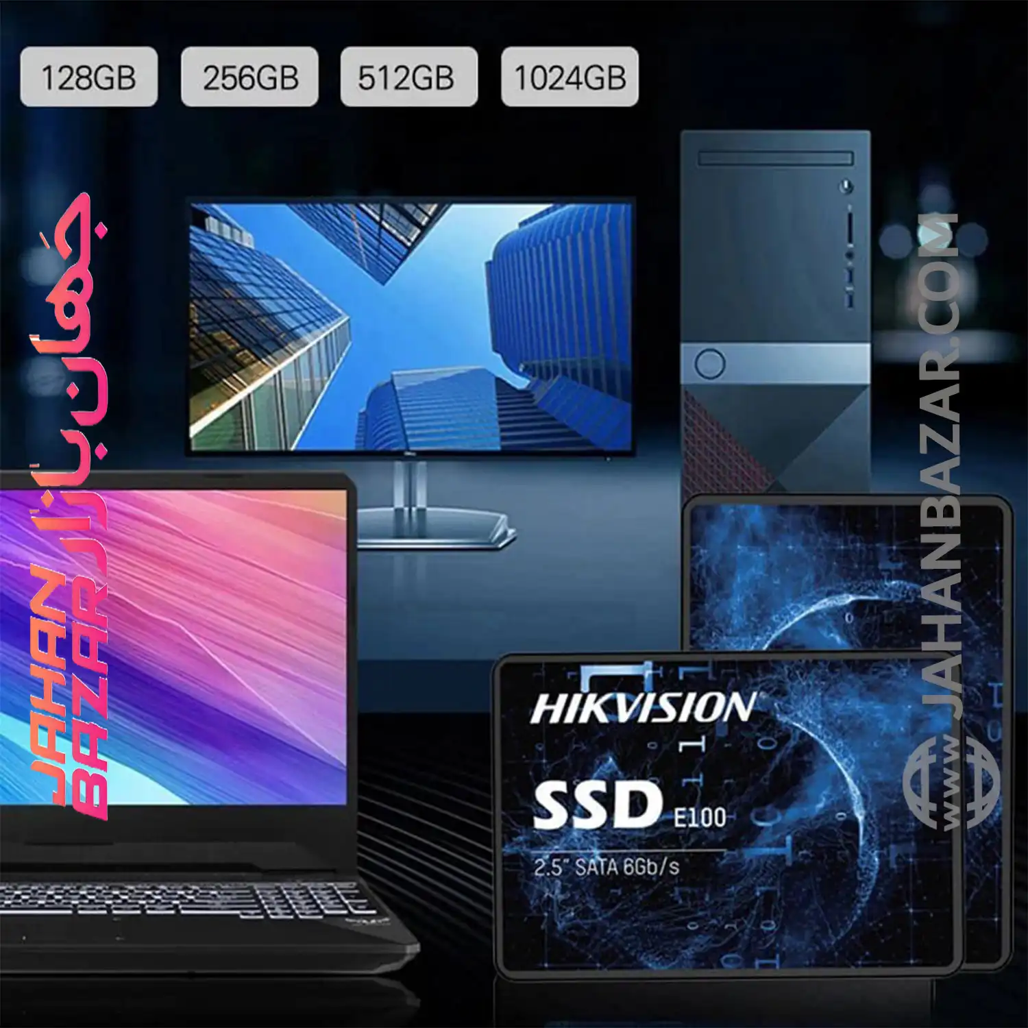 اس اس دی اینترنال هایک ویژن HIKVISION مدل HS-SSD-E100/128GB - Image 7