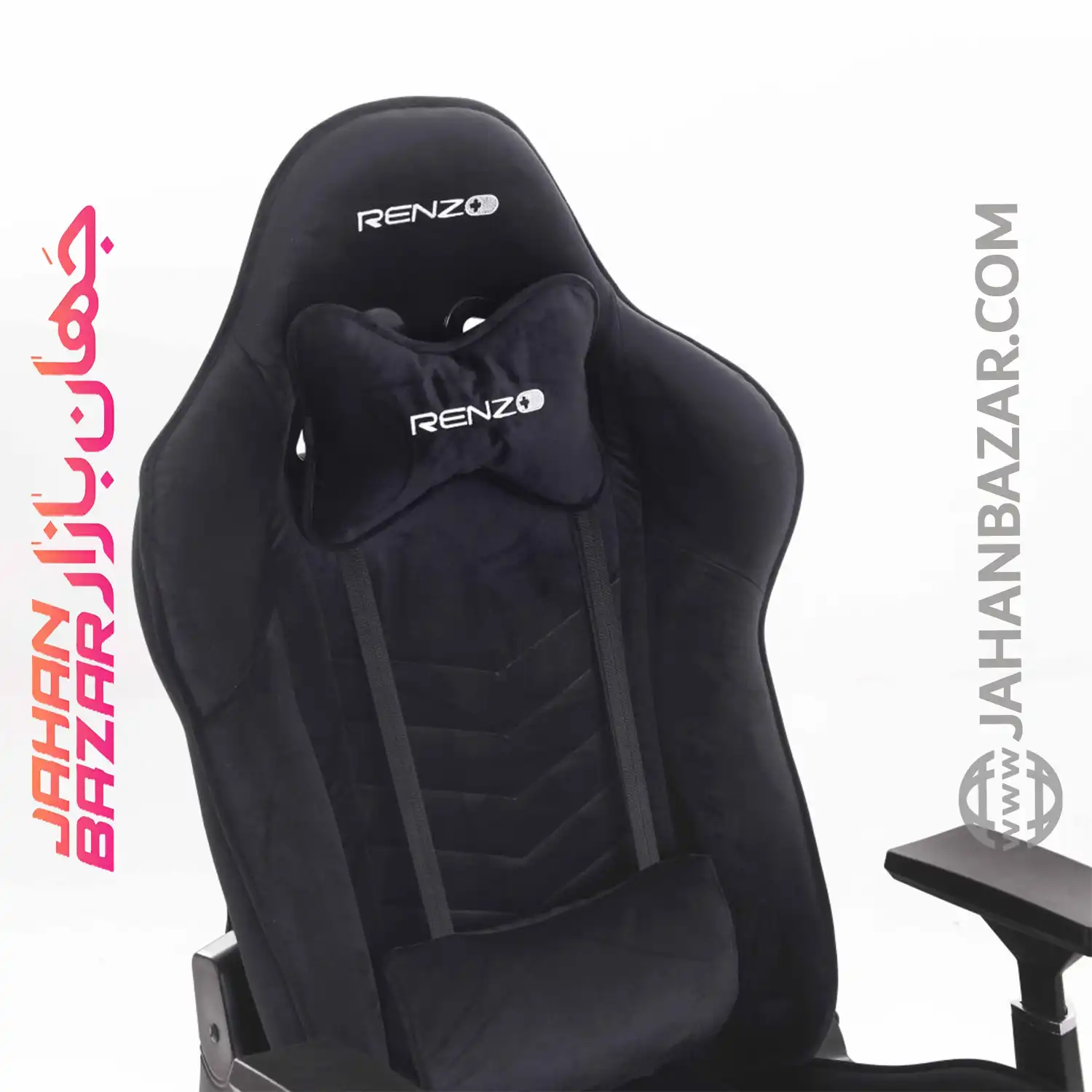 صندلی گیمینگ رنزو RENZO FABRIC Black از جهان بازار بخریم 👍