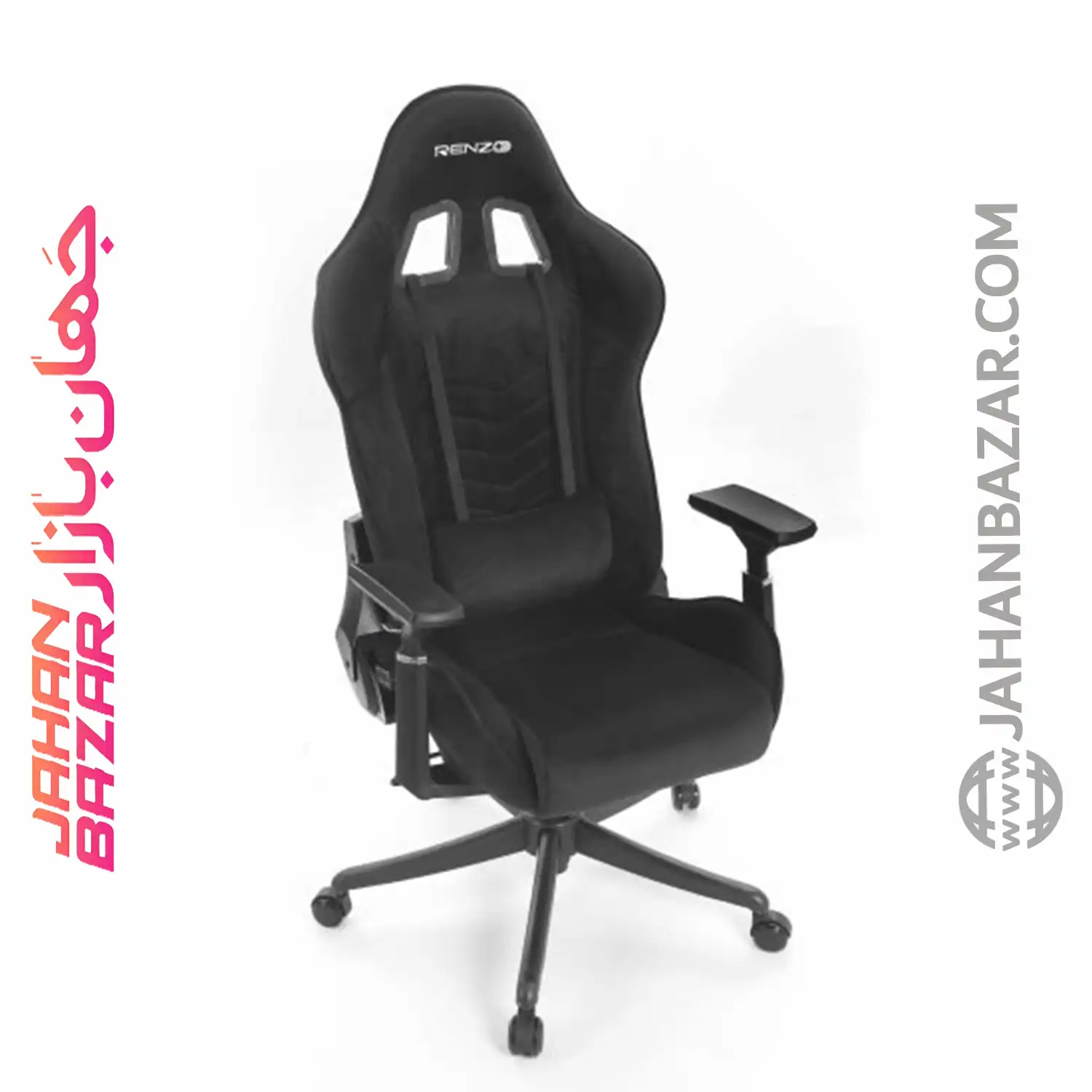 صندلی گیمینگ رنزو RENZO FABRIC Black - تصویر 5