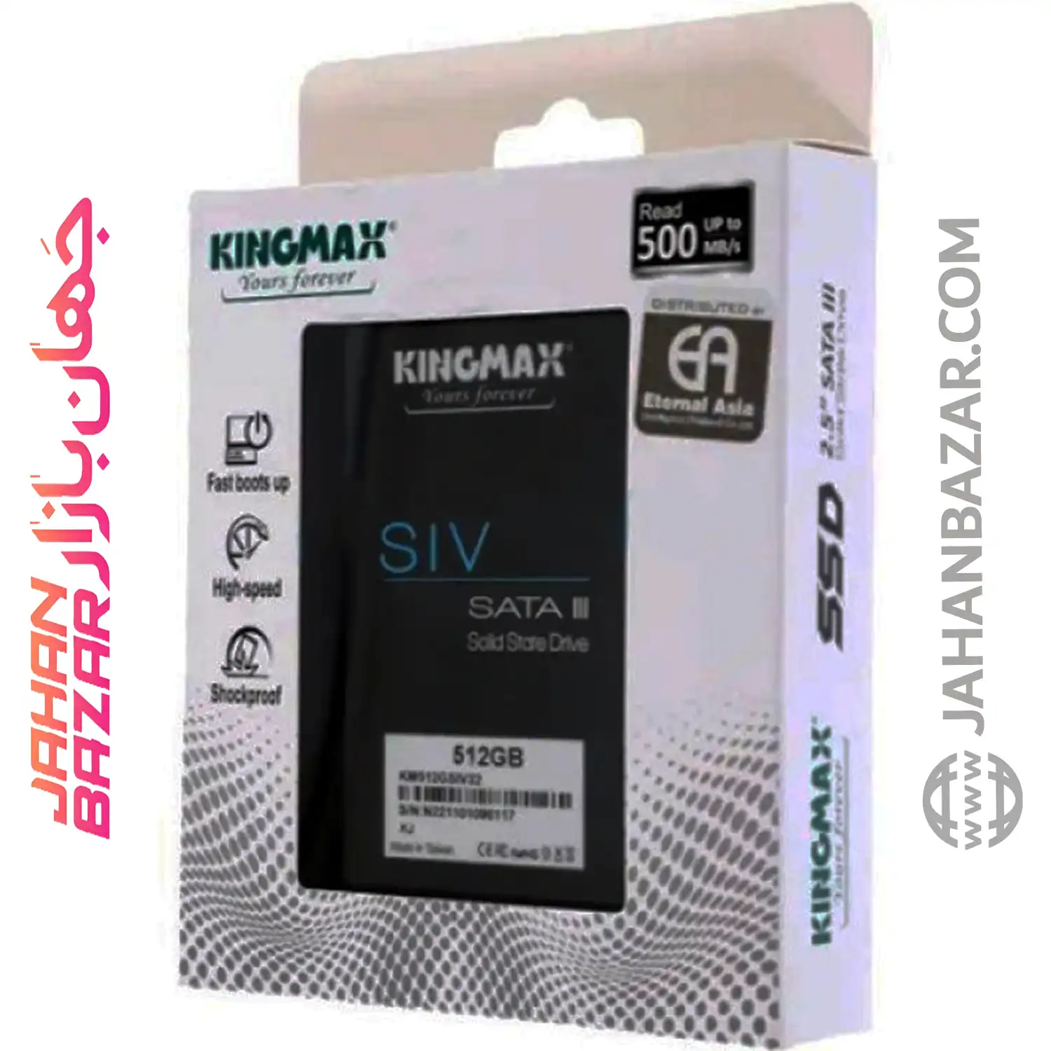 اس اس دی اینترنال کینگ مکس Kingmax مدل SATA512SIV32 ظرفیت 512 گیگابایت - Image 5
