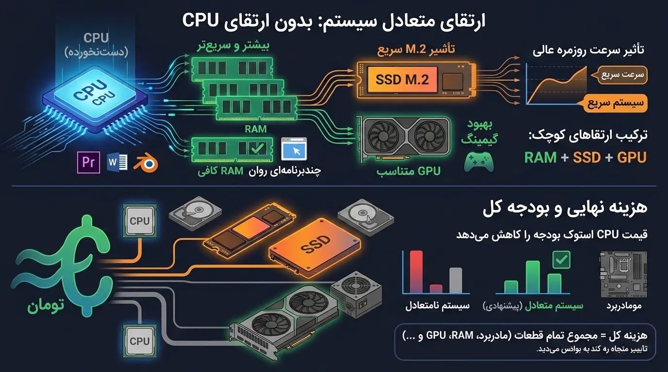 پردازنده استوک
