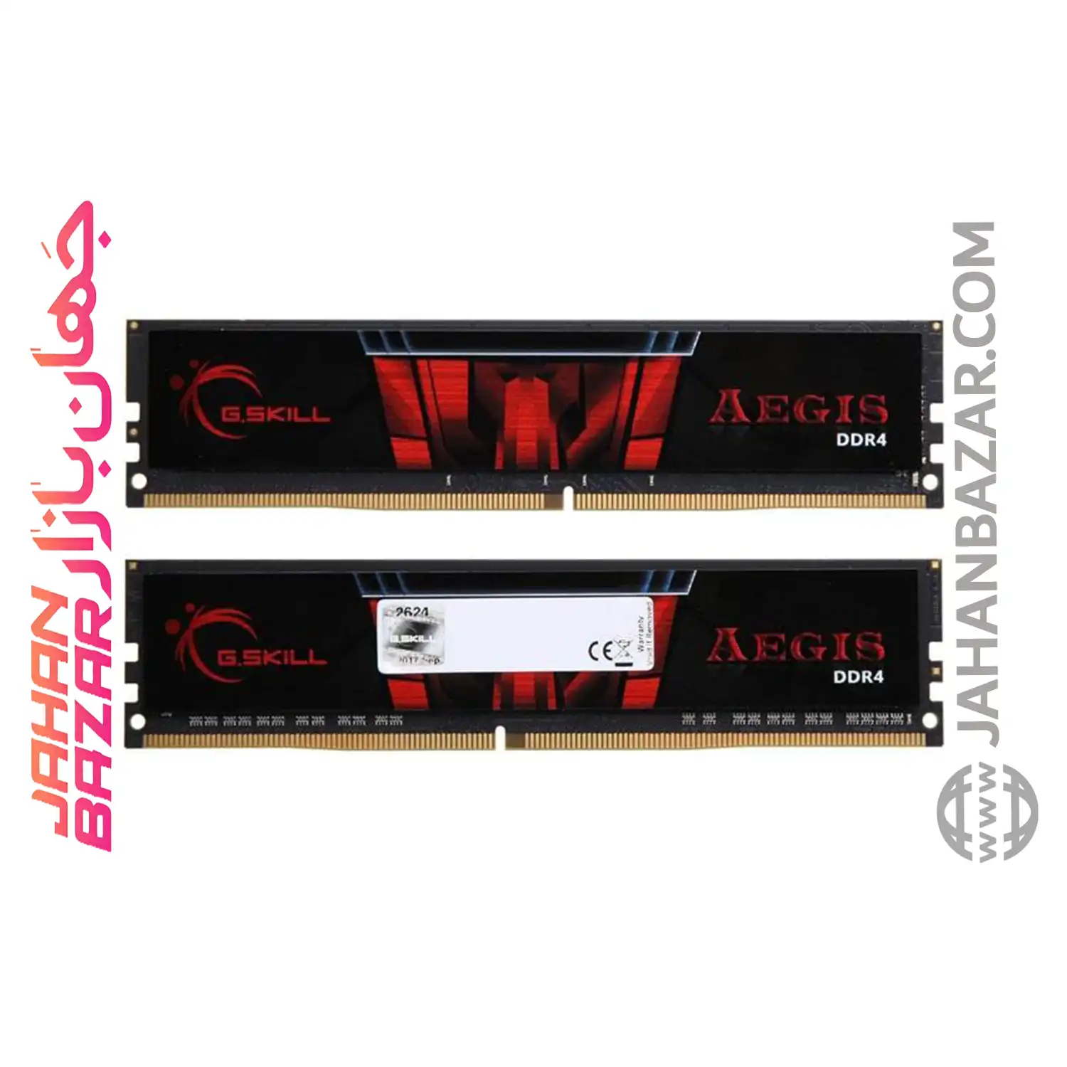 رم دسکتاپ جی اسکیل DDR4 دو کاناله MHz 3200 G.Skill AEGIS ظرفیت CL16 16GB از جهان بازار بخریم 👍
