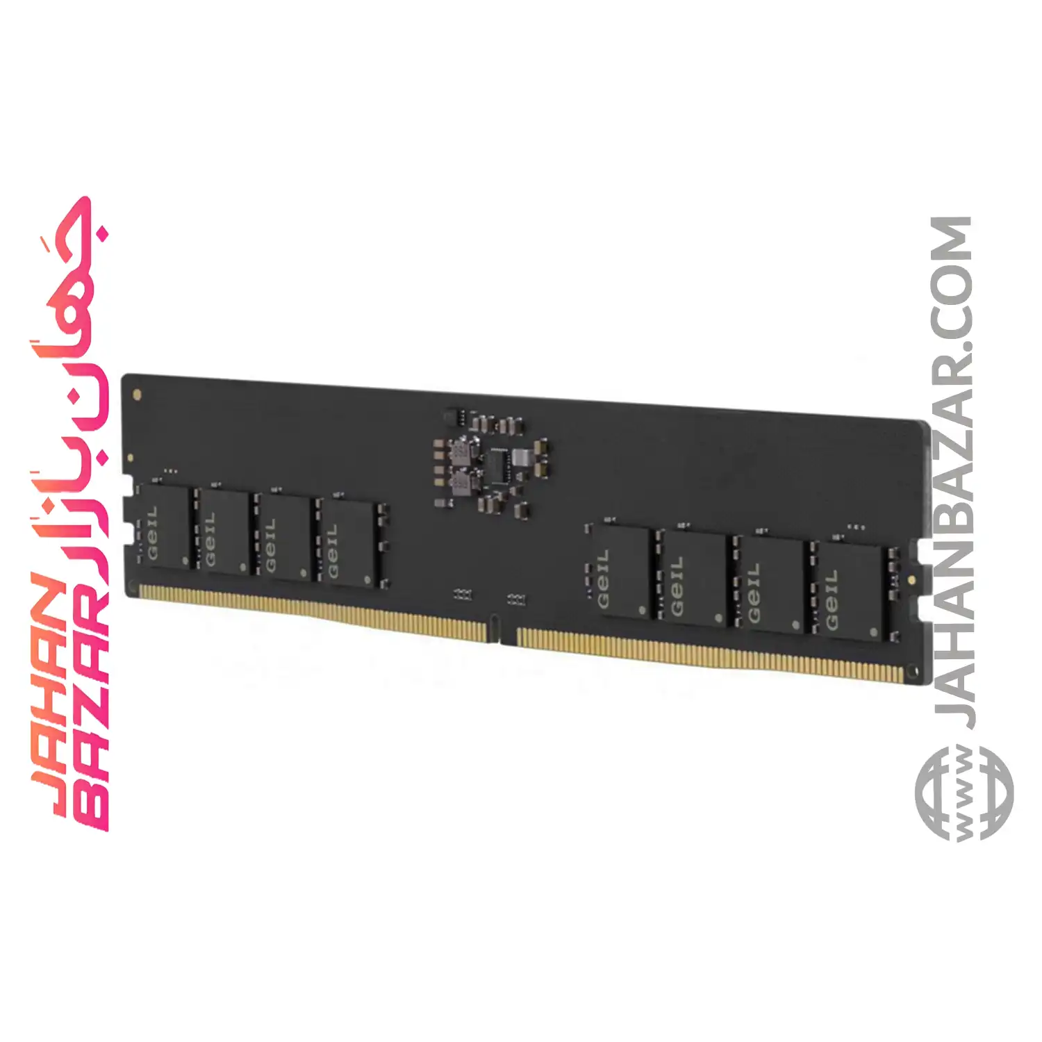 رم دسکتاپ تک کاناله جیل DDR5 5200 MHz GEIL PRISTINE V ظرفیت 32GB از جهان بازار بخریم👍