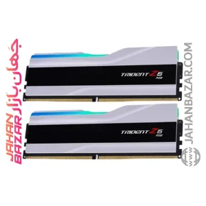 خرید رم دسکتاپ DDR5 MHz 6000 G.Skill TRIDENT Z5 WHITE RGB CL36 32GB از جهان بازار